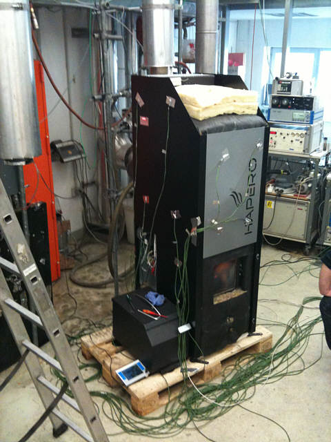 HAPERO Flash 25 35kW bei Pruefung